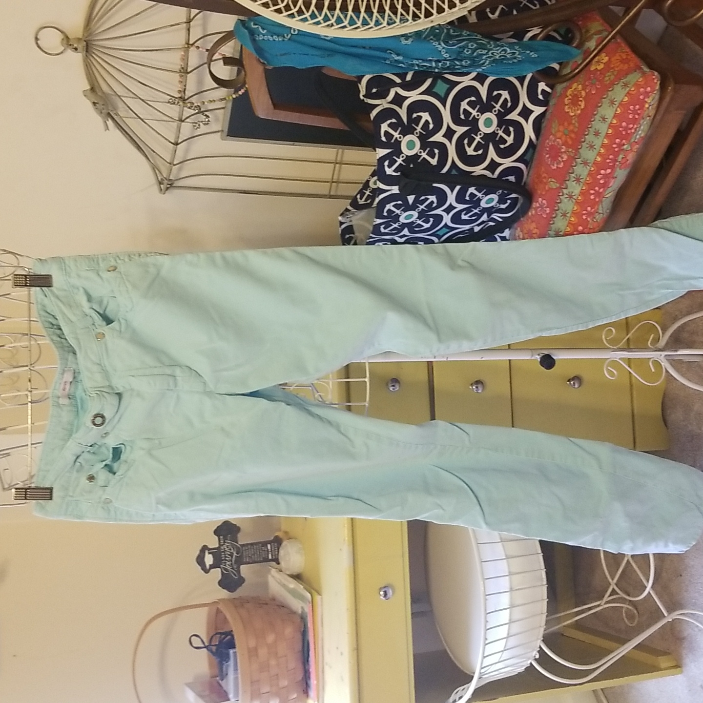 Leggiardro Women's Mint Green Pants